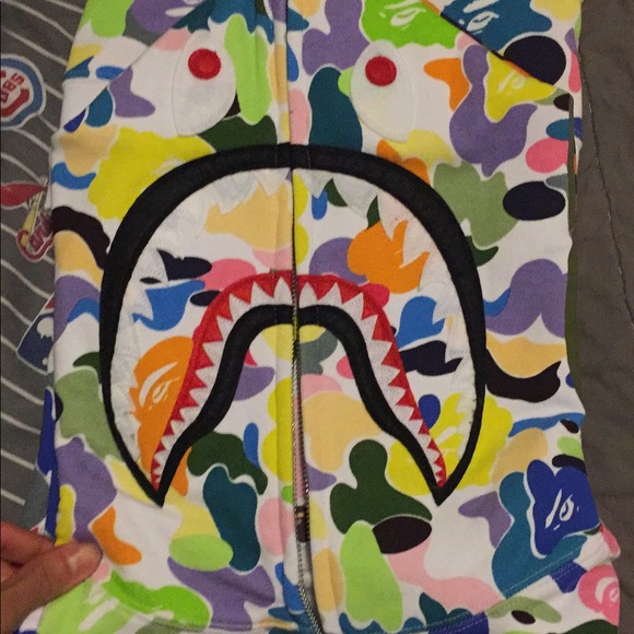bape rainbow camo